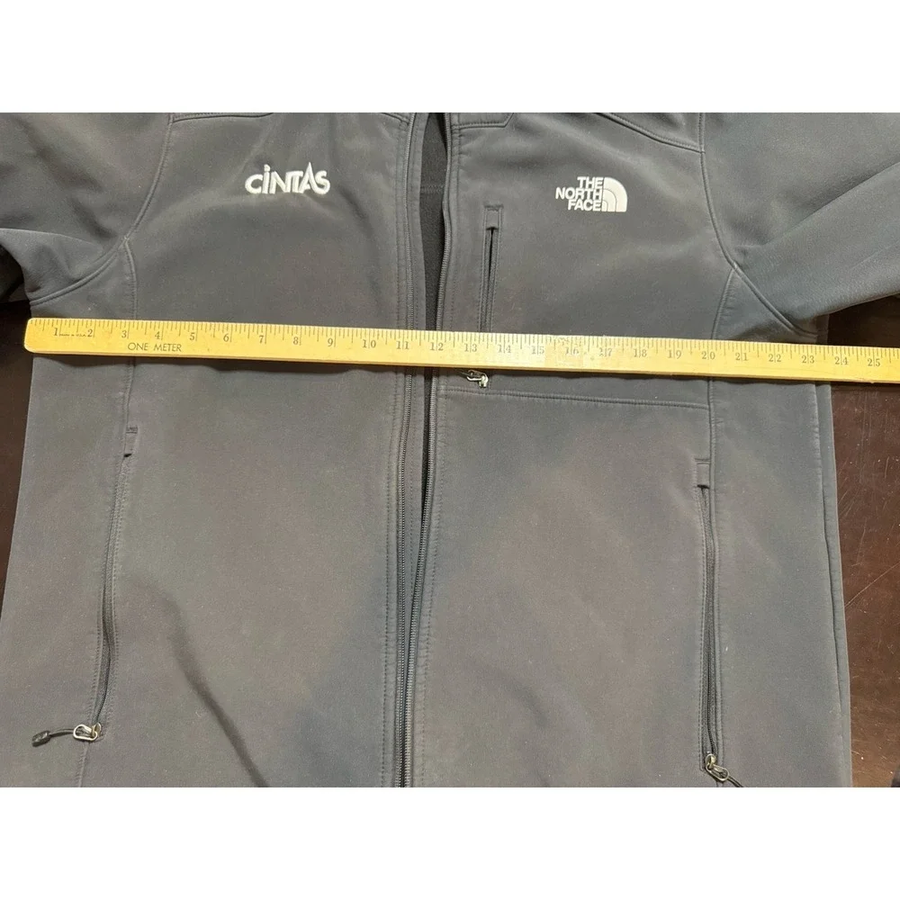 The North Face Cintas Mens Large Black Apex Barrier Softshell Fleece Jacket L